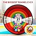 Playz ExtraLarge Play Tunnel for Toddlers 13 Years PopUp Baby Crawl Tube Sensory Activity Indoor Outdoor Kids Toy Collapsible for Easy Storage - Image 3