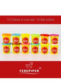 ferepiper Ferepiper 12 Pcs Clay Dough For Kids  - Image 2