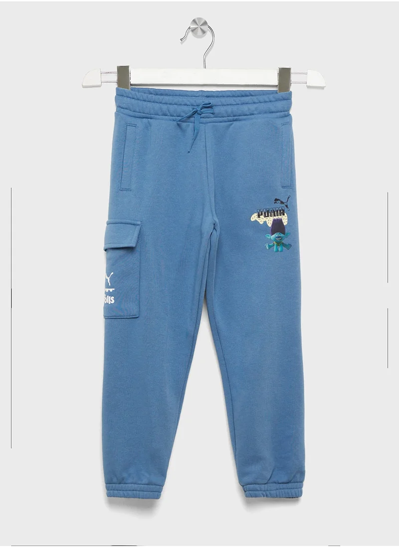 PUMA Kids Trolls Cargo Sweatpants