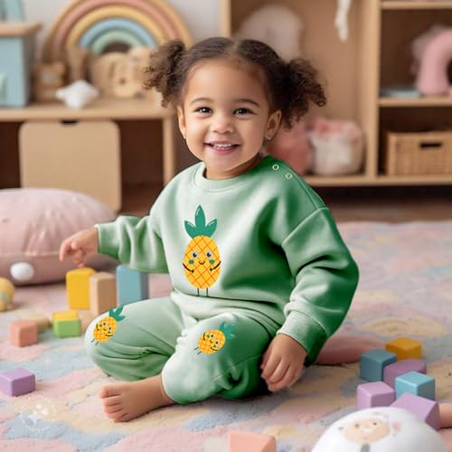 Toddylon Baby Clothing Sets New Born Clothes for Boys and Girls Cotton T-Shirt & Pajama Set Tees & Pants Sweatshirt & Jogger Boy Casual Wear Full Sleeve Dress Kids Clothes Set - Image 3