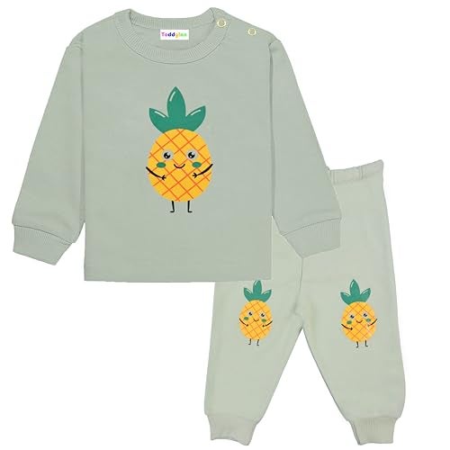 Toddylon Baby Clothing Sets New Born Clothes for Boys and Girls Cotton T-Shirt & Pajama Set Tees & Pants Sweatshirt & Jogger Boy Casual Wear Full Sleeve Dress Kids Clothes Set - Image 1