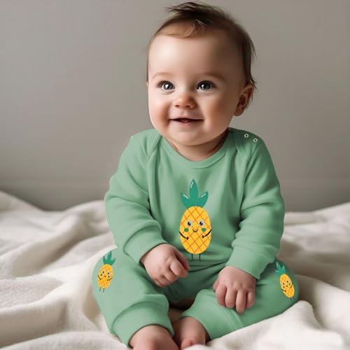 Toddylon Baby Clothing Sets New Born Clothes for Boys and Girls Cotton T-Shirt & Pajama Set Tees & Pants Sweatshirt & Jogger Boy Casual Wear Full Sleeve Dress Kids Clothes Set - Image 4