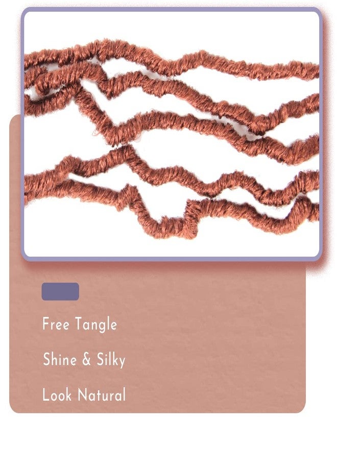 BOHOBABE Ginger Faux Locs Crochet Hair 24 Inch, Boho Soft Crochet Locs with Curly Ends, Long Bohemian Goddess Locs Crochet Braids for Black Women (6 Packs, 350#) - Image 4