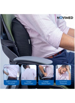 Novimed Medical Orthopedic Lumbar Support Pillow for Lower Back