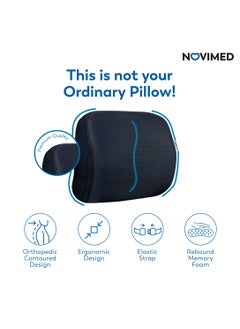 Novimed Medical Orthopedic Lumbar Support Pillow for Lower Back