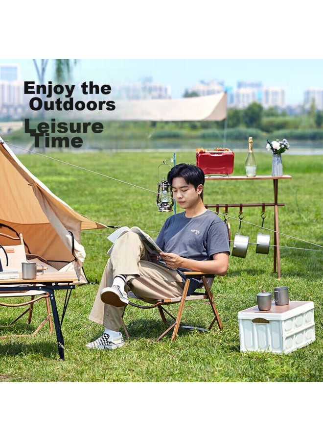 Whitepeak Outdoor Folding Chair, Portable Picnic Kimitai Chair, Ultra-light Fishing Camping Equipment, Table And Chair Set - Image 3