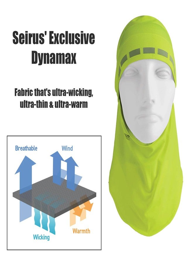 SEIRUS Unisex Dynamax Quick Headliner - Wind-Blocking Mouisture-Wicking Ultra-Thin Warm Work Skull Cap w/ Built-In Balaclava - Image 5