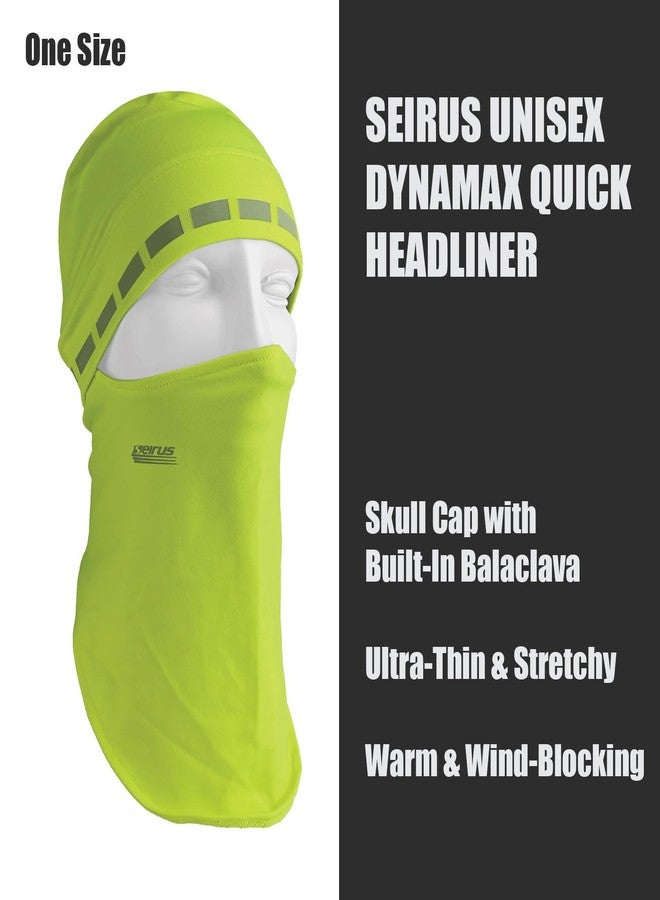 SEIRUS Unisex Dynamax Quick Headliner - Wind-Blocking Mouisture-Wicking Ultra-Thin Warm Work Skull Cap w/ Built-In Balaclava - Image 4