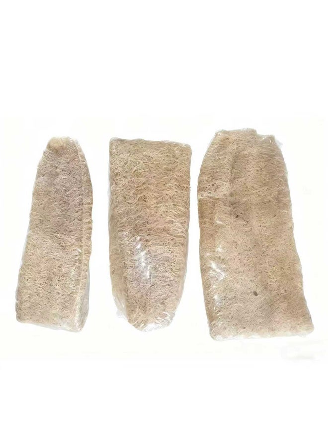 الفرشاة الاستحمامية الطبيعية من اللوفة (حزمة مضغوطة 49 سم، مجموعة من 3 قطع) - Image 1