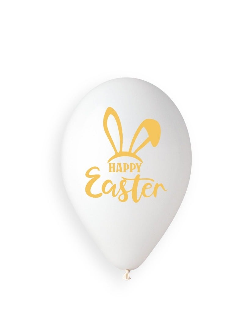 Gemar 13" Easter Bunny Latex Balloon 50ct - Image 2