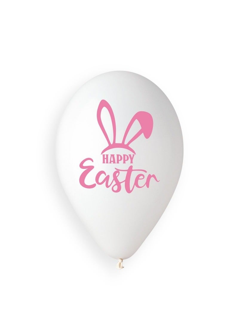 Gemar 13" Easter Bunny Latex Balloon 50ct - Image 3
