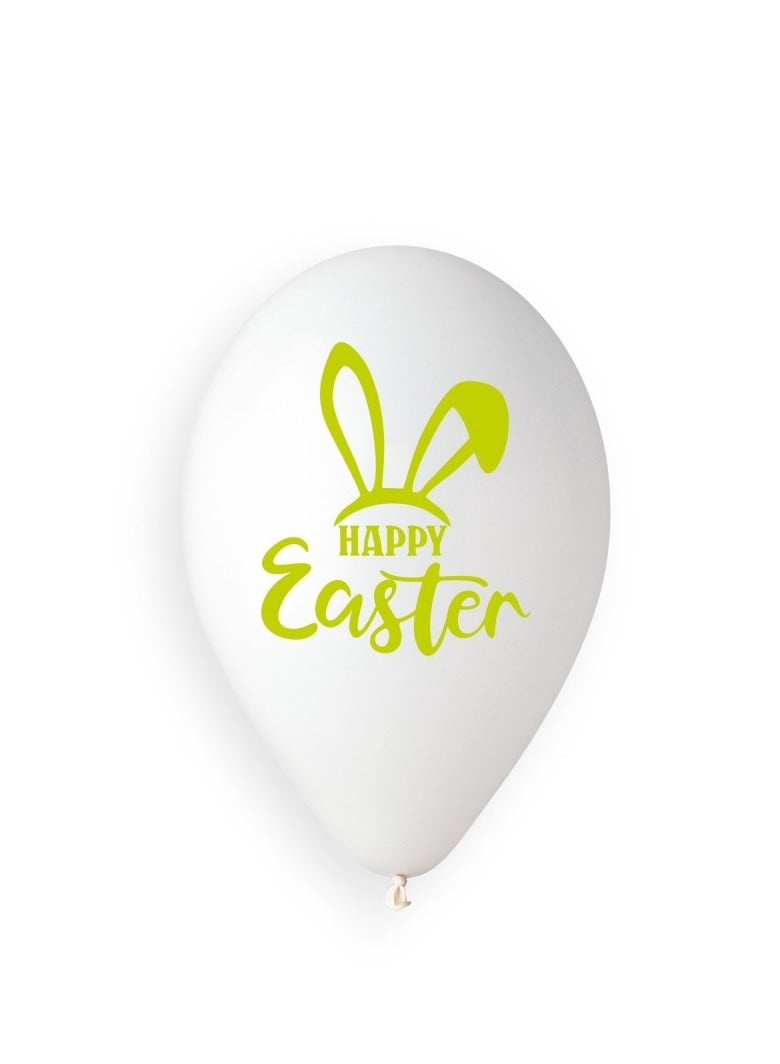 Gemar 13" Easter Bunny Latex Balloon 50ct - Image 4