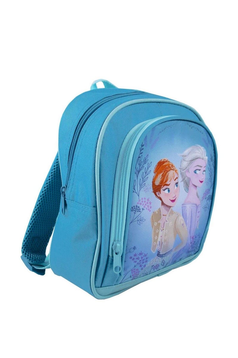 Bamboo Bark Disney Frozen Queen Elsa and Princess Anna Girls Backpack | Carry Enchanting Moments Everywhere | Venture into the Frozen World with Your Beloved Characters | Spacious Compartments for School and Play - Image 2