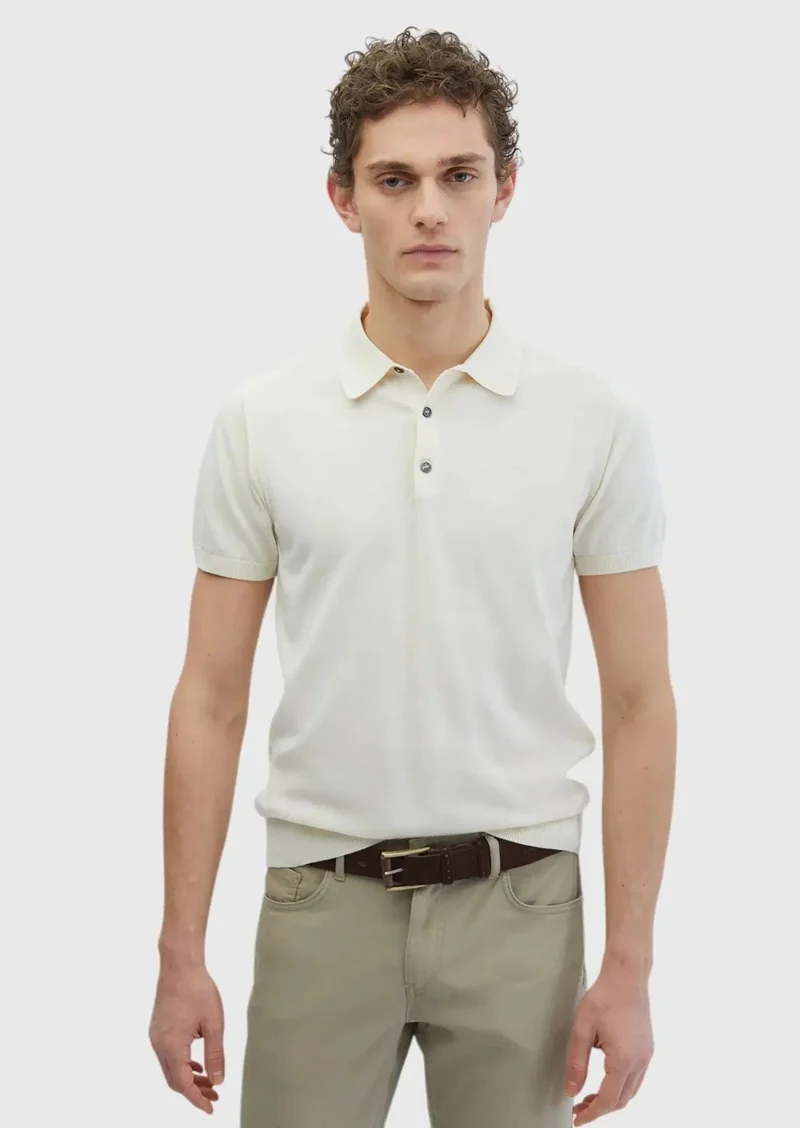 RAMSEY Ecru Knitwear