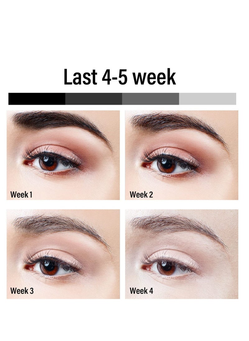SYOSI - Instant Eyebrow Tint Kit, Semi Permanent Eyebrow Dye Safe & Professional Waterproof Eyebrow Tinting Kit Suitable For Salon and Home Use Lasting for 4-6 Weeks (black) - Image 1