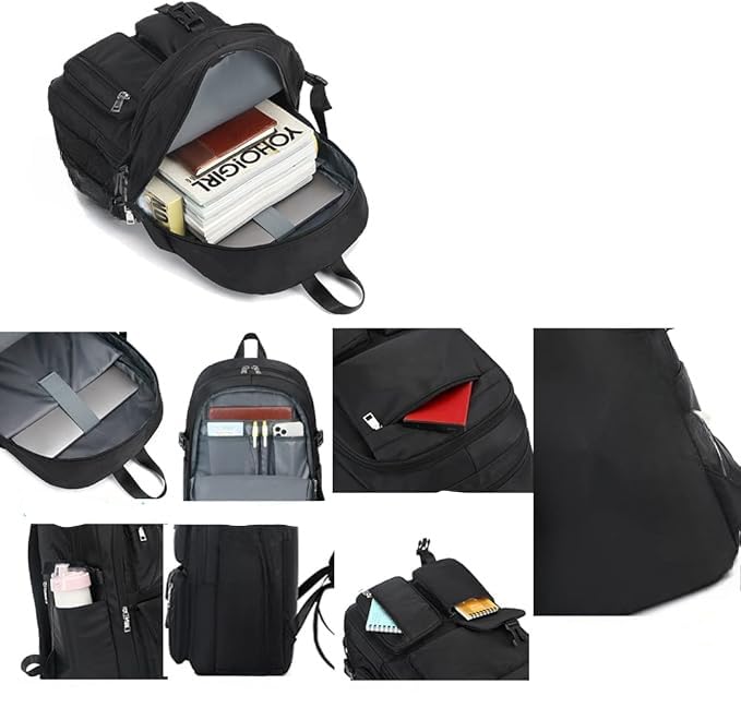 Real Vision Flamebird UrbanPro Laptop Backpack 15.6 Inch Water Resistant Backpack for Men and Women - Image 2