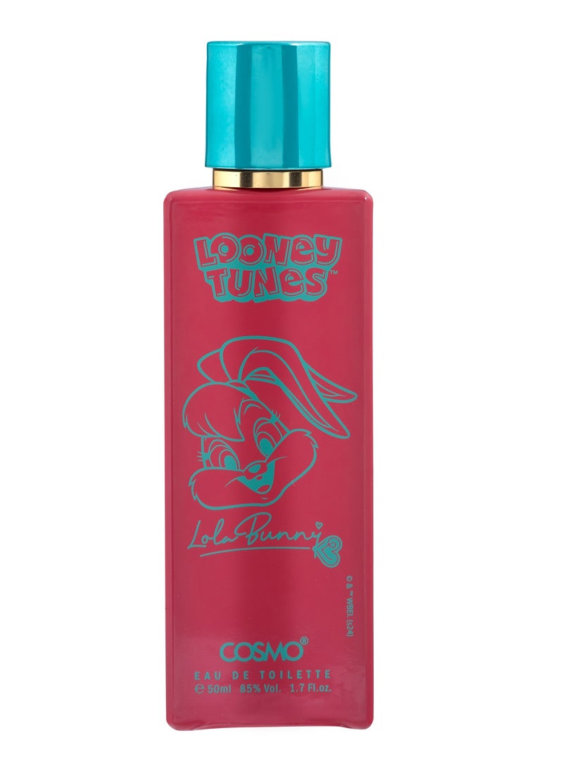 COSMO Cosmo Perfume WB Looney Tunes Lola Bunny Eau De Toilette 50ml for Kids  - Image 2