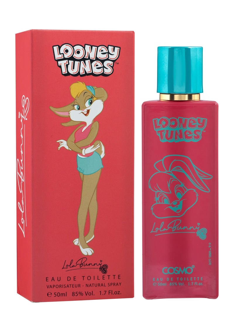 COSMO Cosmo Perfume WB Looney Tunes Lola Bunny Eau De Toilette 50ml for Kids  - Image 1