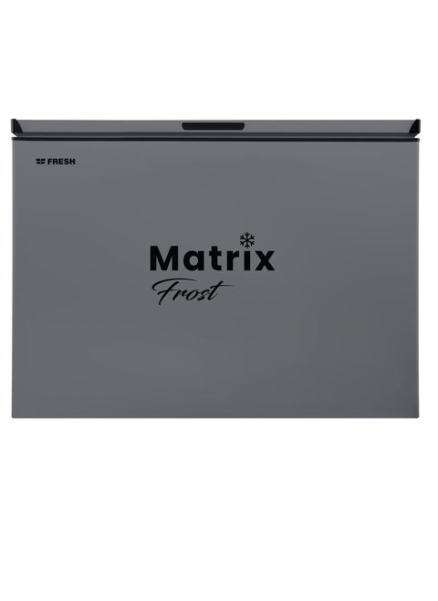 Fresh horizontal deep freezer, model 270, capacity of 200 liters, net, silver color