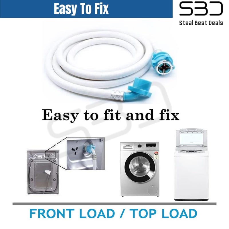 SBD SBD Fully Automatic Washing Machine Tap Connector Tap Adapter for Washing Machine Inlet Pipe Tap Connector for Water Pipe Easy Install Washing Machine Tap Adapter Blue Pack of 2 - Image 4