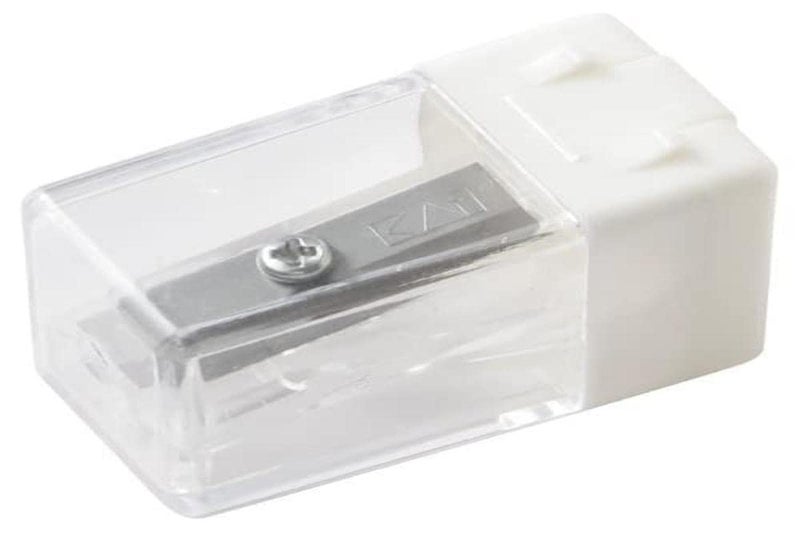 MUJI Small White pencil sharpener MADE IN JAPAN NEW 2013 - Image 1