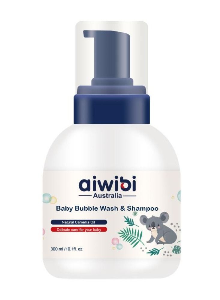 Aiwibi Baby Bubble Wash and Shampoo 300ml - Image 1