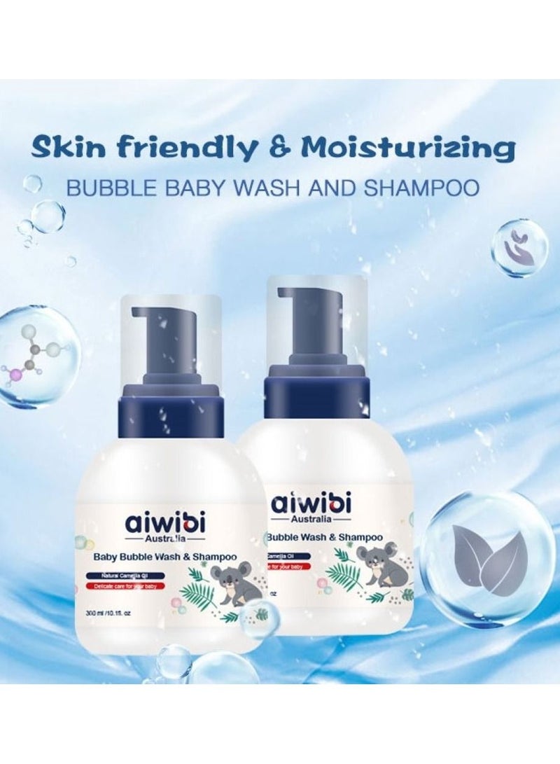 Aiwibi Baby Bubble Wash and Shampoo 300ml - Image 3