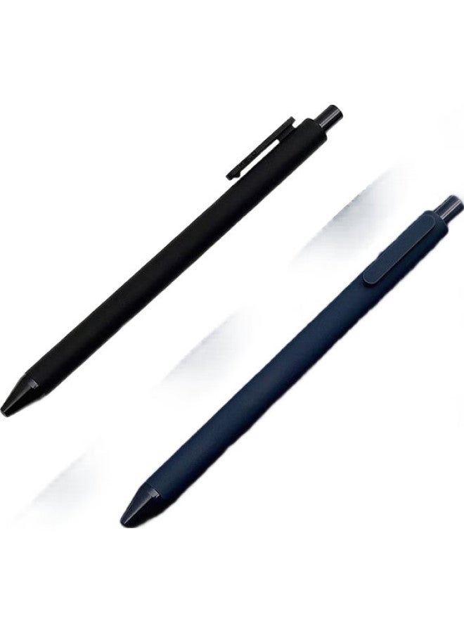 Kaco [Back To School Essential] Kaco Stationery Shuyuan 0.5Mm Black Pen, Neutral Ink, Aesthetically Pleasing And Simple, Retractable Signing Pen, Carbon Pen, Office Pen, Student Exam Pen Set, Heavy-Duty Version, 10 Pcs - Image 3