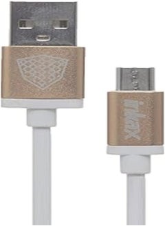 Inkax Inkax Ck-09-Micro Cable Led 2.1A 1M For IOS - White Gold 