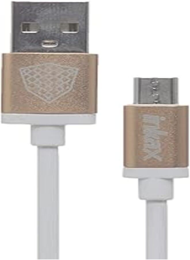 Inkax Inkax Ck-09-Micro Cable Led 2.1A 1M For IOS - White Gold 