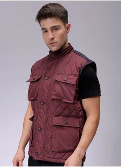 The Indian Garage Co Men Slim Fit Solid Puffer Jackets  - Image 3