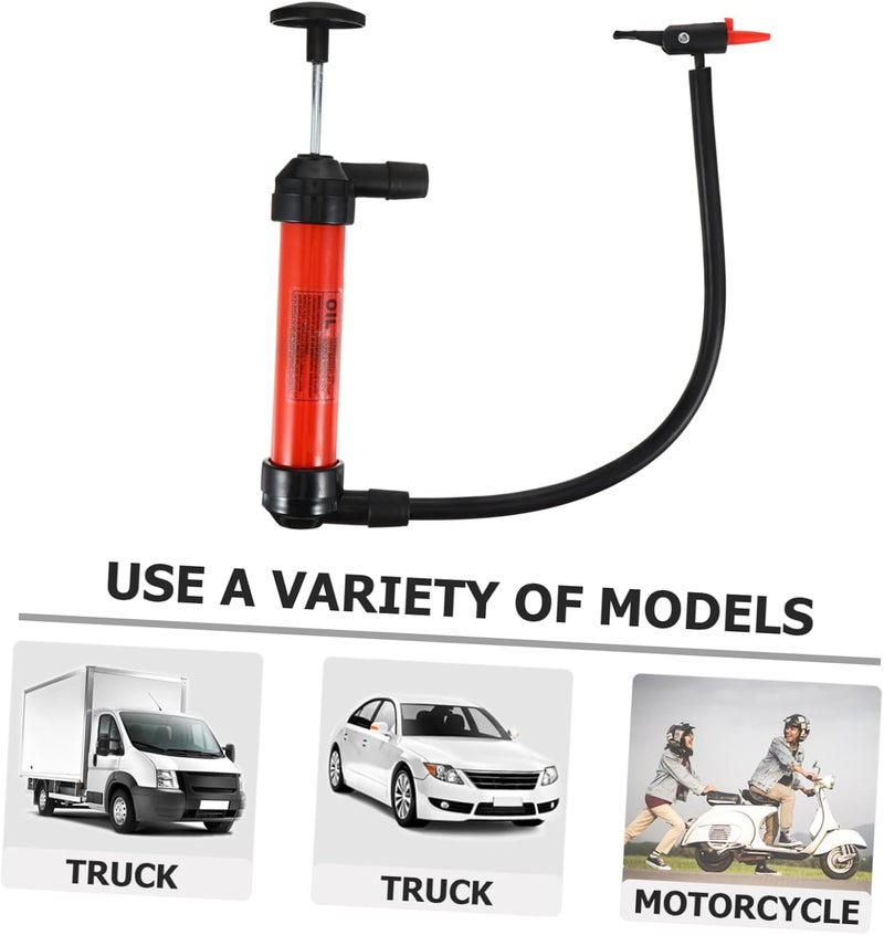 Automotive Oil Pumps Fuel Siphon Pump Extra Hose Lightweight Hand for Quick Oil Absorption Fuel Transfer - Image 5
