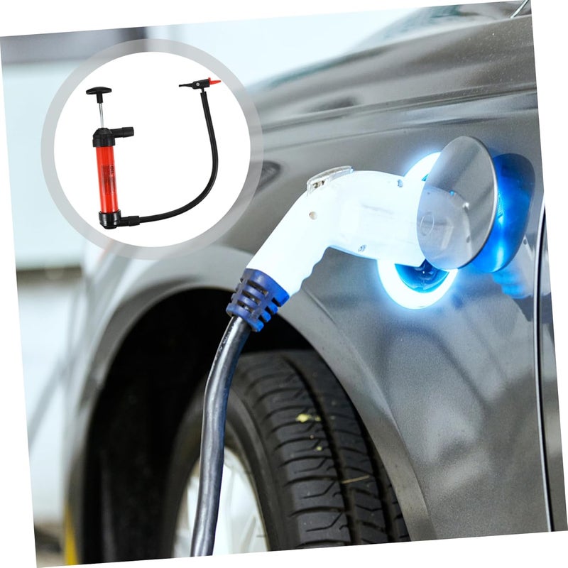 Automotive Oil Pumps Fuel Siphon Pump Extra Hose Lightweight Hand for Quick Oil Absorption Fuel Transfer - Image 4