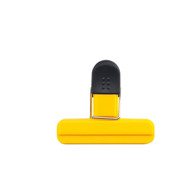 Kitchen Food Sealing Clip Household Tea Snack Plastic Bag Sealing Clip Moisture-proof Food Packaging Sealing Clip Small yellow sealing clip 