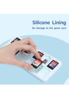 Excefore Switch Game Card Storage Box, Portable Carrying Storage Travel Box with 12 Game Card Slots, Suitable for Nintendo Switch Game Card (Shark Party)  - Image 3