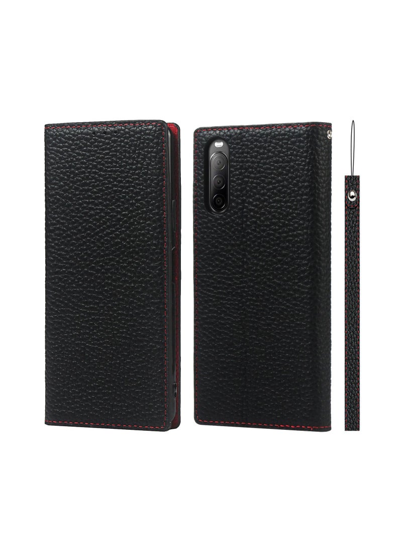 Suteni - Flip Cover Card Slots Leather Phone Case for Sony - Image 1