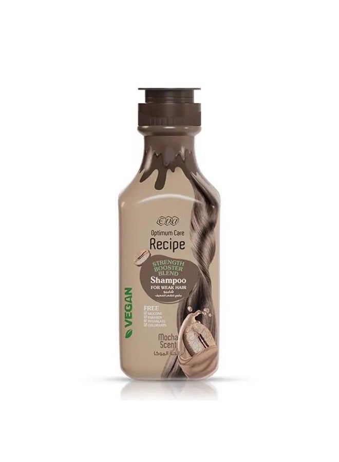 إيفا Optimum Care Recipe Strength Booster Blend Shampoo Mocha Scent 350 Ml