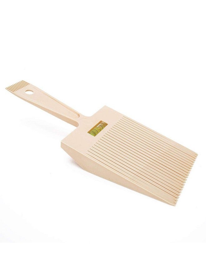 ANGGREK Professional Flattopper Flat Top Comb Portable Salon Barber Hair Styling Cutting Tool Barber Hair Comb Wide Flattop Comb Accurate Water Levelling System - Image 3