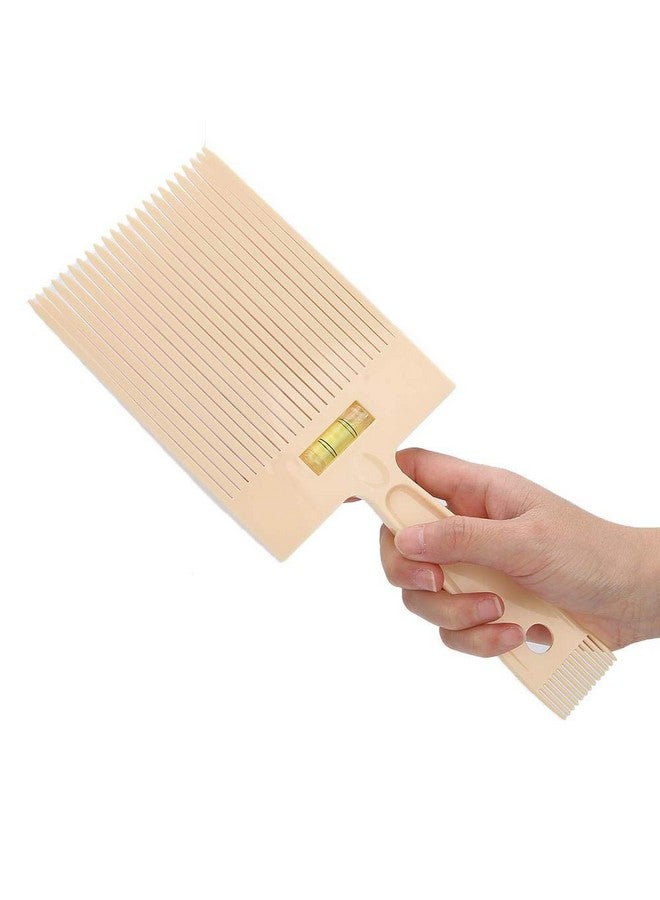 ANGGREK Professional Flattopper Flat Top Comb Portable Salon Barber Hair Styling Cutting Tool Barber Hair Comb Wide Flattop Comb Accurate Water Levelling System - Image 4