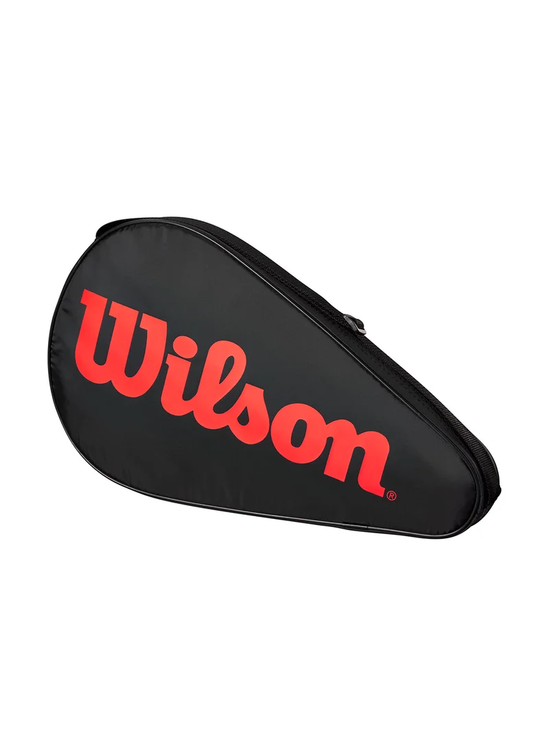 Wilson Standard Padel Racket Cover, Black/ Infrared