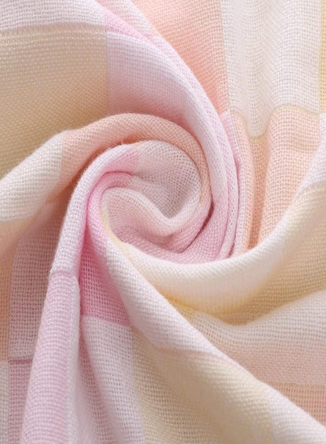 Tradehub® Women's Soft Cotton Face Towel - Cotton Handkerchief/Rumal For Women & Babies | Small Size, Extra Soft And Super Absorbent Handkerchieves, Pack of 6 (Large Square) - Image 5