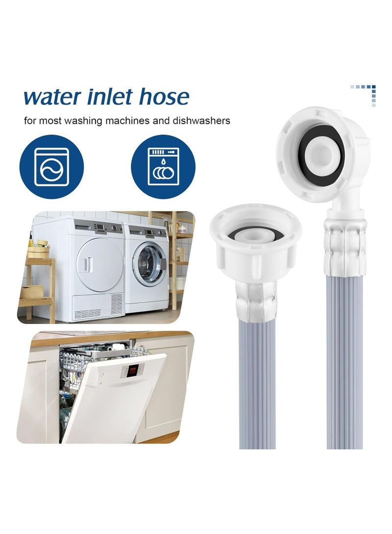 CMGTYYD Premium Quality Extra Long Universal Washing Machine/Dishwasher Inlet Fill Hose 2.5 Metre,Adapter For Fully Automatic Washing Machine,Reliable Dishwasher Explosion-proof Extension Tube - Image 4