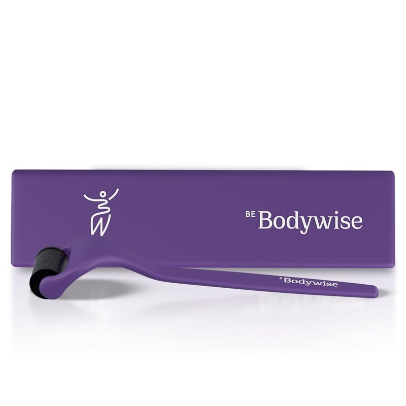Bodywise Advance Derma Roller for Women  540 Micro 05mm Titanium Alloy Needles  Faster Absorption of Oils  Serums  Reduces Hair Fall  Stimulates Hair Follicles  Safe Easy  Effective To Use - Image 1
