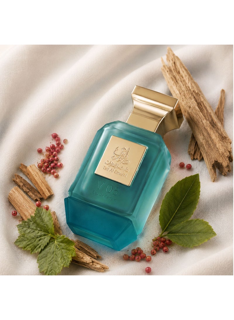 Taif Al Emarat V05 Eau de Parfum 75ml, Men’s Arabic Perfume, Long Lasting Sandalwood Fragrance with Musk - Image 5