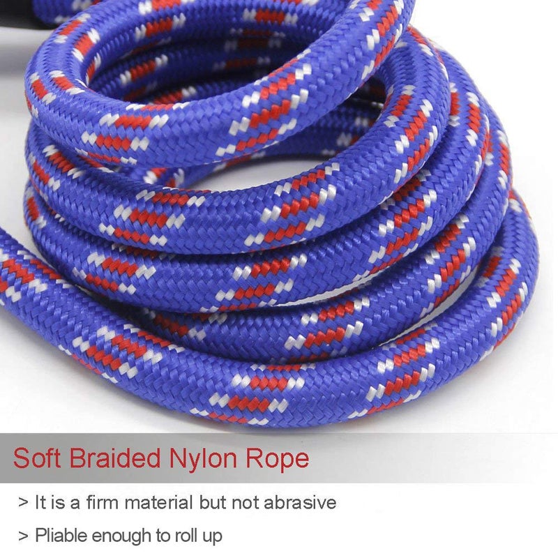 Coolrunner Dog Rope Leash, 5 FT Pet Slip Lead, Dog Training Leash, Standard Adjustable Pet Nylon Leash for Small Medium Dogs 10-80 lb Walking(Blue) - Image 2