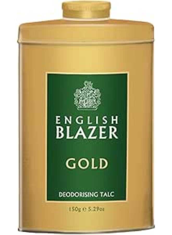 English Blazer Gold Talc for Men, 150 g