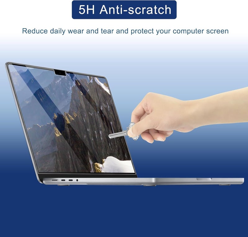 MasiBloom Screen Protector for Apple MacBook Air 13.6 inches (2024/2022, M3/M2) High Definition Anti Scratch Filter Laptop Protector Accessory - Image 5