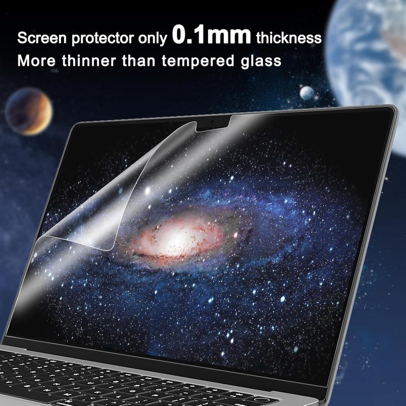 MasiBloom Screen Protector for Apple MacBook Air 13.6 inches (2024/2022, M3/M2) High Definition Anti Scratch Filter Laptop Protector Accessory - Image 3