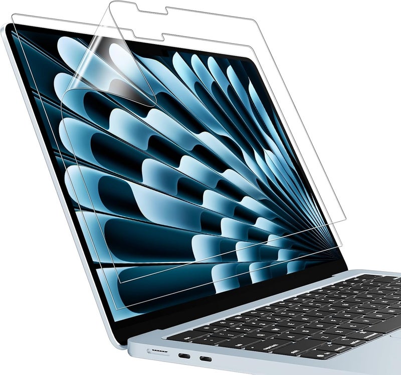 MasiBloom Screen Protector for Apple MacBook Air 13.6 inches (2024/2022, M3/M2) High Definition Anti Scratch Filter Laptop Protector Accessory - Image 1