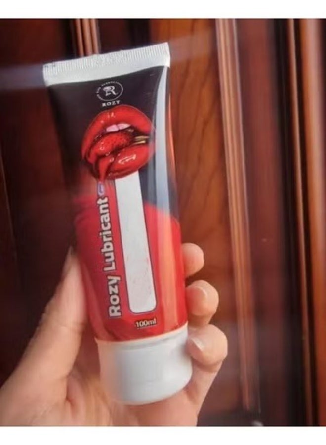 Water-based gel lubricant, strawberry flavor, 100 ml